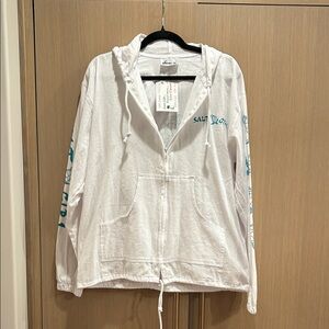 Salt Life White Zip-Up Hoodie